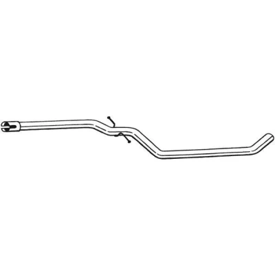 Abbildung von BOSAL 823 081 Abgasrohr VOLKSWAGEN: Golf 5, 6, Plus / Crossgolf, AUDI: A3 Sportback, Hatchback, SEAT: Leon II Altea