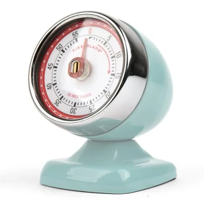 Abbildung von Kikkerland Vintage Streamline Küchentimer Blau