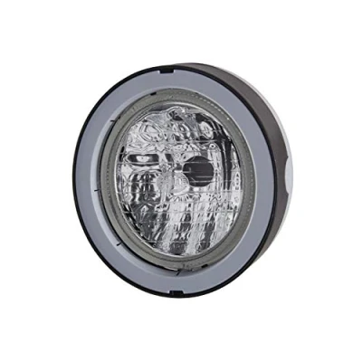 Abbildung von HELLA Halogen Arbeitsscheinwerfer Mega Beam 24V / 12V Einbau/Schraubanschluss Vierpunktbefestigung Off road Lighting Stecker: AMP 1GM 996 134 091
