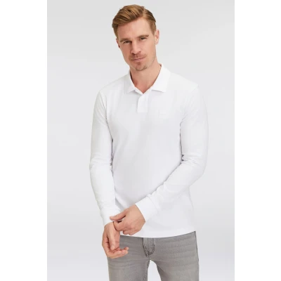 Abbildung von BOSS Passerby Poloshirt, Herren, Größe: Small, White