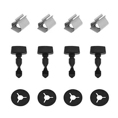 Abbildung von Create idea 4 Set Stoßstangenabdeckung Clip Schrauben Bolzen mit Unterlegscheibe 6Q0807180 6Q0807643 6N0129355 kompatibel Audi A1 A3 Q7 TT