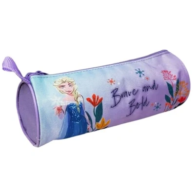 Abbildung von Disney Frozen Anna Brave and Bold Federmäppchen Tombolino für Schule Maße 22 x 8 cm, durchsichtig, mit Reißverschluss