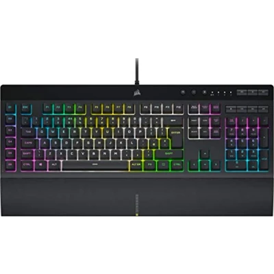 Abbildung von Corsair K55 RGB PRO XT Gaming Tastatur, kabelgebunden, QWERTY Layout, Schwarz