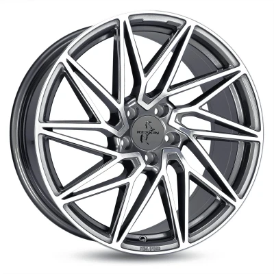 Abbildung von KESKIN 5 loch 20Zoll 112mm Alufelge KT20 Future palladium Front poliert KT208520511230PFP Felge