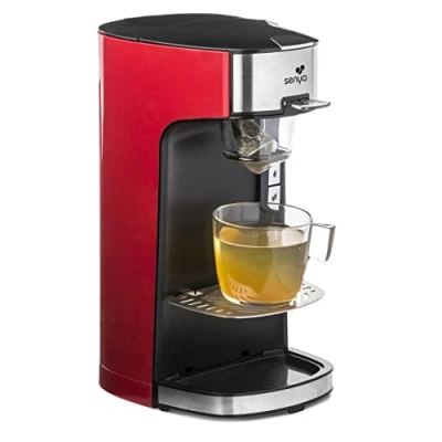 Abbildung von Senya SYBF CM013 R Teemaschine, Stainless Steel, rot