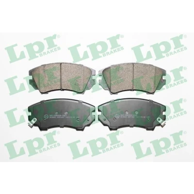 Abbildung von LPR 05P1467 Bremsbelagsatz OPEL: Insignia A Sports Tourer, Zafira C Astra J CHEVROLET: Camaro V Coupe, Malibu VIII