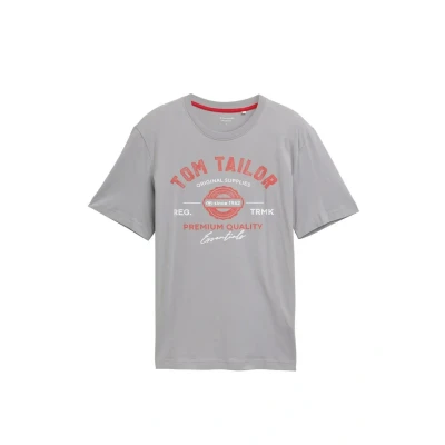 Abbildung von TOM TAILOR Herren 1037735 T Shirt, 30992 Formal Grey, XL