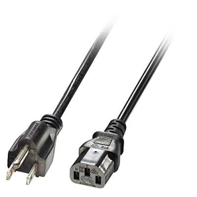 Abbildung von LINDY 30338 IEC Netzkabel US Netzstecker Kpl 18AWG USA 3 Pin 2m