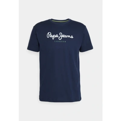 Abbildung von Pepe Jeans EGGO Tshirt print, Herren, Größe: Small, Dark blue