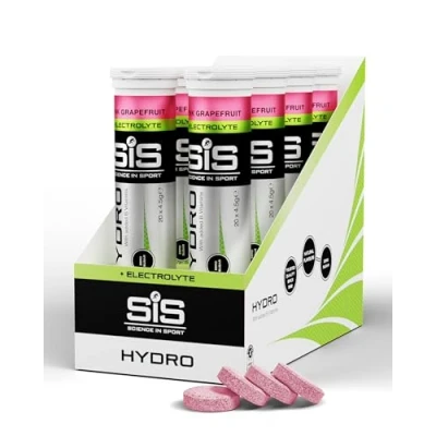 Abbildung von Science in Sport HYDRO Tabletten 160 Stk. Pink Grapefruit Elektrolyte Tabletten, Vegan &amp; glutenfrei, Brausetabletten zur Anregung von Hydration und für einen ausgeglichenen Haushalt