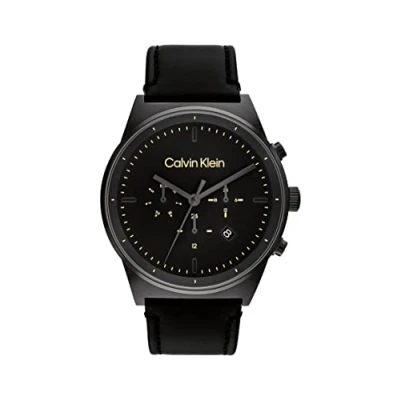 Abbildung von Calvin Klein Timeless Chronograph, Herren, Größe: One Size, Grau/schwarz/schwarz