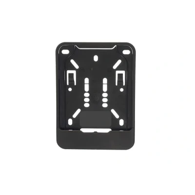 Abbildung von 1x Schwarze Kennzeichenhalter für Versicherungskennzeichen 135 x 110 mm (für Mofa Roller S Pedelec E Bike Moped L Krad Leichkraftrad)