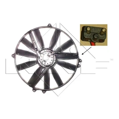 Abbildung von NRF 47300 Lüfter 385 12 250 ohne Kühlerlüfterrahmen (Zarge) MERCEDES BENZ: E Class T modell, W124 Saloon