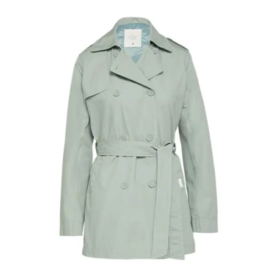 Abbildung von QS MIT GÜRTEL Übergangsjacke, Damen, Größe: Medium, Salbeigrün