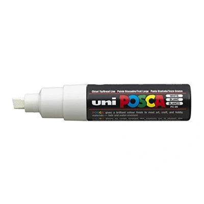 Abbildung von POSCA Uni Ball PC 8K Marker, Weiß
