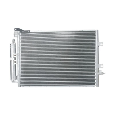Abbildung von BOSCH 1 986 AD2 200 Klimakondensator mit Stickstofffüllung Trockner, Montageanleitung, ohne Dichtring 15,5mm 10,2mm 545mm R1234yf, R134a