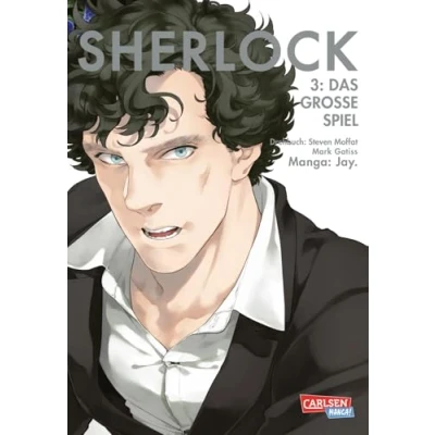 Abbildung von Sherlock 3: Das große Spiel Manga Adaption der TV Serie mit Benedict Cumberbatch als Meisterdetektiv Holmes