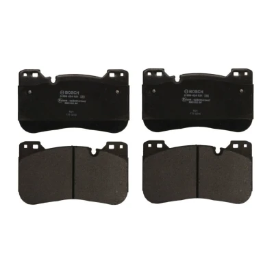 Abbildung von BOSCH 0 986 424 921 Bremsbelagsatz Low Metallic mit Anti Quietsch Blech, Montageanleitung BMW: 5 Saloon