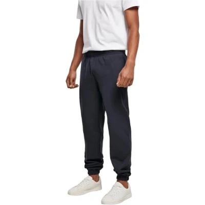 Abbildung von Build Your Brand Herren Basic Jogging Pants Hose, Navy, 3XL