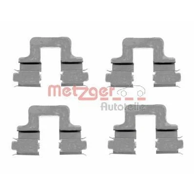 Abbildung von METZGER 109 1606 Zubehörsatz, Scheibenbremsbelag VOLKSWAGEN: Passat B7 Variant, Caddy 3, Sharan II, AUDI: TT Coupe, A3 Sportback, A6 C6 Avant