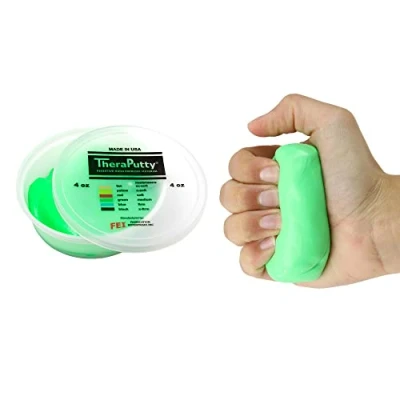 Abbildung von CanDo TheraPutty Therapie Knetmasse 113 g grün (medium)