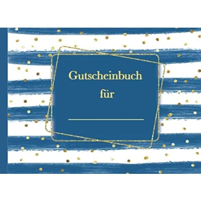 Abbildung von Gutscheinbuch personalisierbar das Gutscheinheft zum Ausfüllen mit 12 farbigen Gutscheinen für ganze Jahr: selbst gestalten ... Familie, Freunde Partner oder Bekannte.
