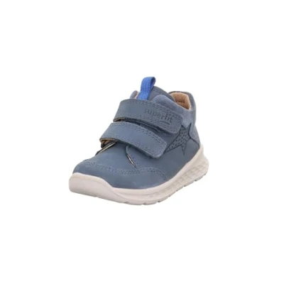 Abbildung von Superfit Unisex Ankle Boots Breeze, Baby und Kleinkinder Stiefeletten, Weite: M IV, uebergangsstiefel, flach, Stiefel, Bootee, BLAU/BLAU (000), 22 EU