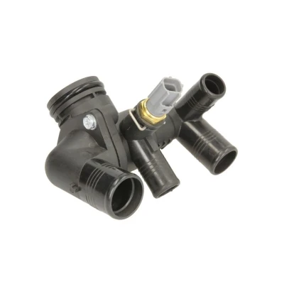 Abbildung von THERMOTEC D2G018TT Thermostatgehäuse mit Dichtungen Thermostat, Sensor, Schrauben FORD: Transit Custom V362 Minibus