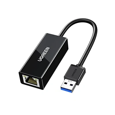 Abbildung von UGREEN USB LAN Adapter 3.0 Ethernet Gigabit Netzwerkadapter 1000Mbps Kabel kompatibel mit Notebook/IdeaPad/Chromebook/Matebook unter Windows11/ 10/8.1/8/7, Linux, MAC OS usw.