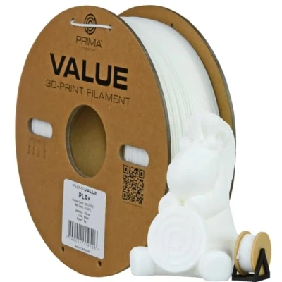 Abbildung von PrimaValue PLA+ White 2.85mm 1kg