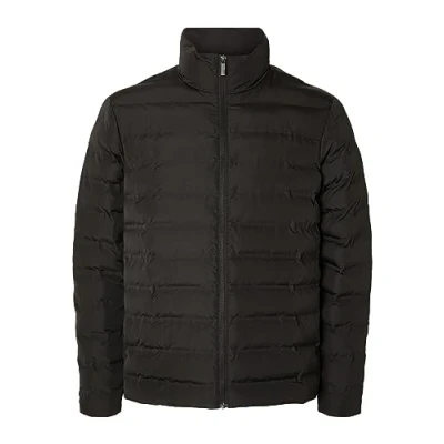 Abbildung von Selected Homme Slhbarry Jacket Übergangsjacke, Herren, Größe: Large, Stretch limo