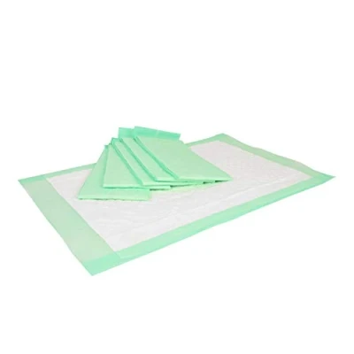 Abbildung von Teqler 100 Krankenunterlagen Einmalunterlagen T 130666, schrankfertig vorgefaltet, ideal für die häusliche Krankenpflege, 40 cm x 60