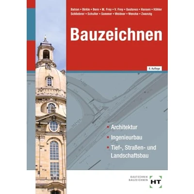 Abbildung von Bauzeichnen: Architektur, Ingenieurbau, Tief , Straßen und Landschaftsbau