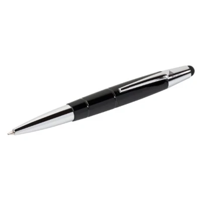 Abbildung von Wedo 26125001 Touch Pen Pioneer 2 in 1 (leitfähiger Eingabestift für alle Smartphones und Tablet PCs, inklusiv integriertem Kugelschreiber, 13 cm) schwarz