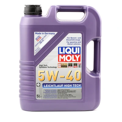Abbildung von Liqui Moly Leichtlauf High Tech 5W 40 1l Motoröl 3863 MERCEDES BENZ: E Class Saloon, A Class, C Coupe, OPEL: Agila B, Omega B Zafira