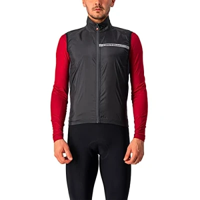 Abbildung von CASTELLI Men&#039;s Squadra ST. Vest Sports, Schwarz, M