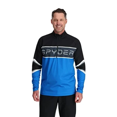 Abbildung von Spyder Herren Premier T neck Shirt, Medium Blue, M EU