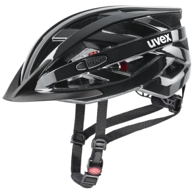 Abbildung von uvex i vo 3D Leichter Allround Helm für Damen und Herren individuelle Größenanpassung erweiterbar mit LED Licht Black 52 57 cm