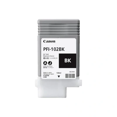 Abbildung von Canon Tintenpatrone PFI 102BK für IPF 500/600/610/650/655/700/ 710/720/750/755/LP17/LP24 schwarz (0895B001), 130ML
