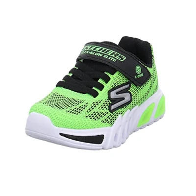 Abbildung von Skechers Golf Jungen Flex glow Elite Vorlo Sneaker, Lime Synthetic Black Trim, 27.5 EU