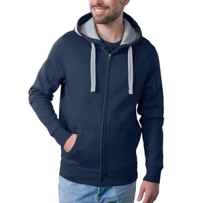 Abbildung von HRM Herren Jas M Kapuzenpullover, Navy, 4XL