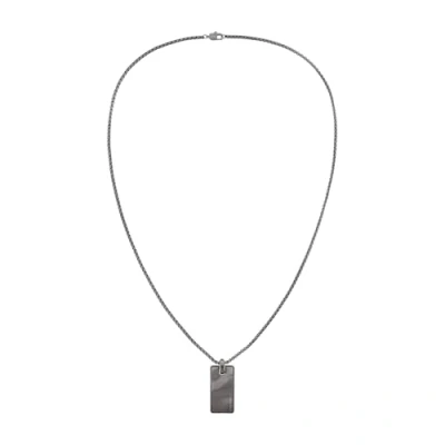 Abbildung von Calvin Klein Waves Halskette, Herren, Größe: One Size, Grey