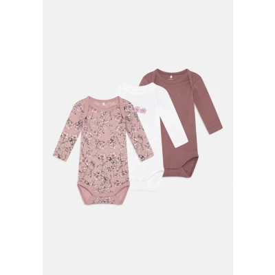 Abbildung von Name it Nbfbody Grape Flower 3 PACK Body für Kinder, Größe: 50, shake