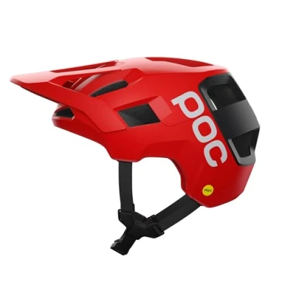 Abbildung von POC Unisex Erwachsene Kortal Race MIPS Helm, Prismane Red Matt/Uranium Black Matt, M (55 58cm)