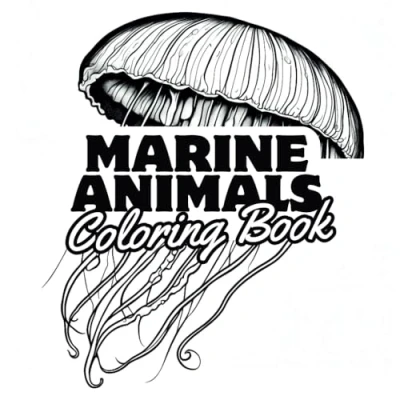Abbildung von Marine Animals Coloring Book: Discover the Fascinating Underwater World Life (Coloring Books)