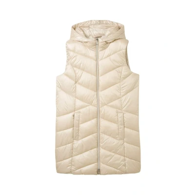 Abbildung von TOM Tailor Stepp Weste, Damen, Größe: XS, Dusty beige