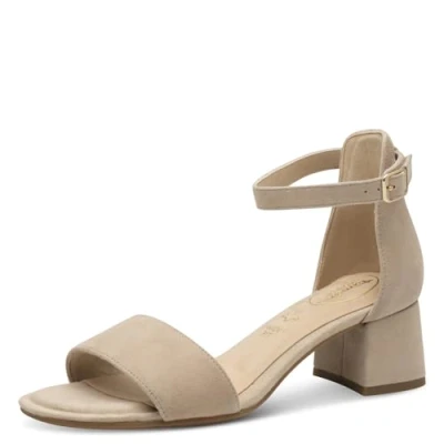 Abbildung von Tamaris Comfort Schaftsandale, Damen, Größe: 38, Beige suede Schuhe
