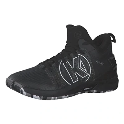 Abbildung von Kempa Attack MID Handballschuh, Herren, Größe: 45, Black Textil/synthetik