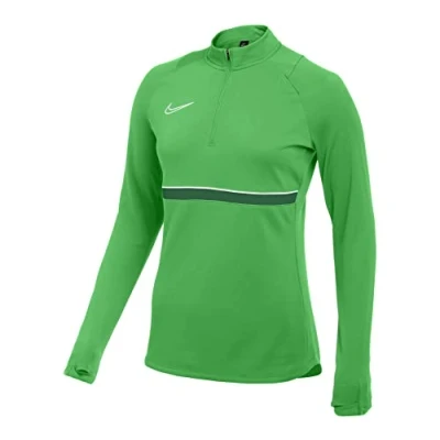 Abbildung von Nike Damen Women&#039;s Academy 21 Drill Top, LT Green Spark/White/Pine Green/White, CV2653 362, XS