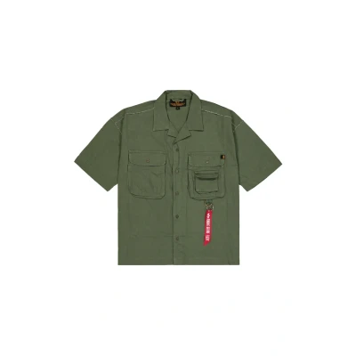 Abbildung von Alpha Industries Hemd, Herren, Größe: 2XL, Dark olive